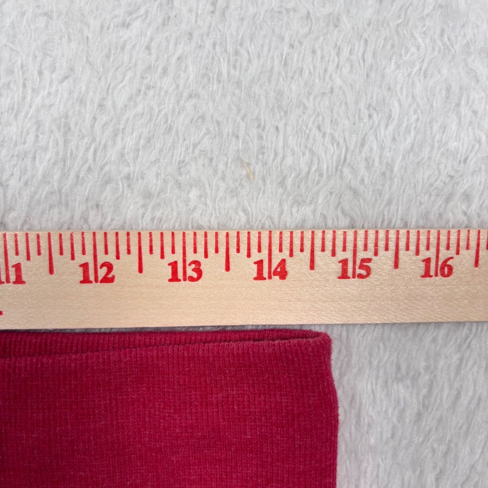 Arkansas Razorbacks Jogger Women M Red Sequin Spellout Sweat Pant Colosseum RARE - Picture 10 of 14